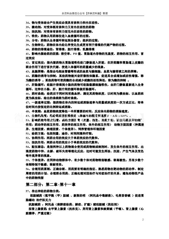 兽医药理学